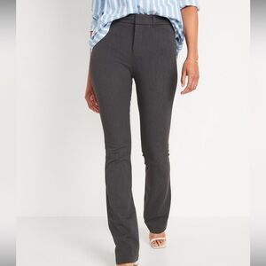 Old Navy Pixie Flare Pants | size 4 | Dark Heather Gray